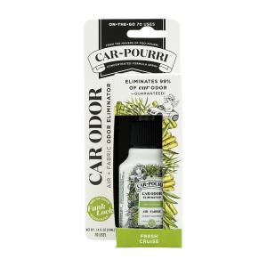 Poo-Pourri, カプリエア+ファブリック車用臭気除去剤フレッシュクルーズ、41ml｜supla