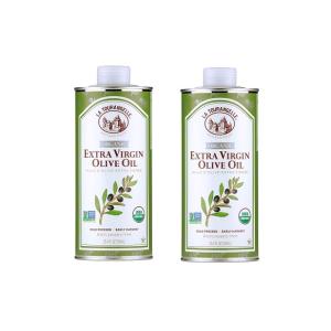 ラ トウランジェル 100％オーガニック エクストラヴァージン オリーブオイル 750ml 2個セット Extra Virgin Olive Oil 25.4 FL OZ 2set