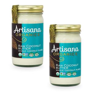 アーティサナ 有機 生ココナッツバター 全ココナッツピューレ 397g 2個セット【Artisana】Organics Raw Coconut Butter Whole Coconut Puree 14 oz 2set｜supla