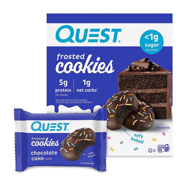 Quest Nutrition　クエストニュートリション　プロスティッドクッキーチョコレートケーキ、...