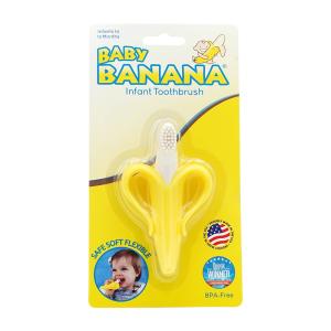 ベビー用歯ブラシ バナナ　イエロー Baby Banana Infant Toothbrush, Yellow 1 Product｜supla