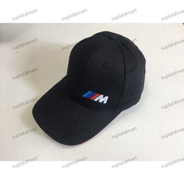 新品 BMW　///M用高品質 帽子　スポーツキャップ　自動車　刺繍ロゴ付き　フリーサイズ　ブラック...