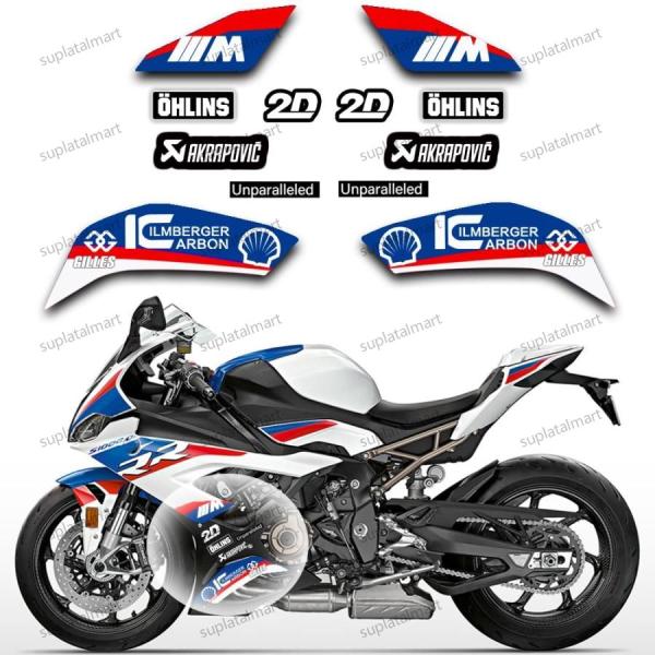 新品 BMW S1000RR バイク用ステッカー デカール S1000RR S1000 RR S 1...