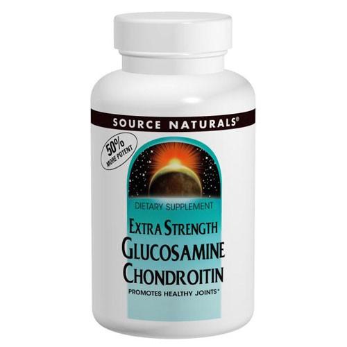 グルコサミン コンドロイチン エクストラストレングス  60粒  Source Naturals ソ...