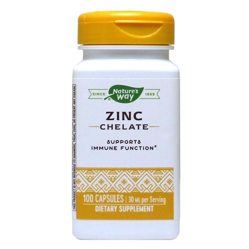 亜鉛 キレート 30mg 100粒  Nature's Way ネイチャーズ ウェイ  Zinc C...