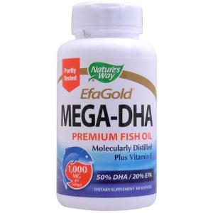 メガDHA 1000mg 高含有DHA＆EPA＋ビタミンE  60粒