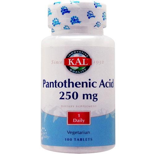 パントテン酸 250mg  ビタミンB5  100粒 100日分