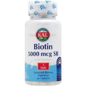 ビオチン ビタミンＨ 5000mcg タイムリリース型 　60粒 KAL