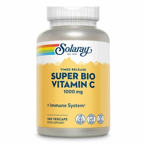 お得サイズ  スーパー バイオ ビタミンC バッファード 2段階タイムリリース型  100粒