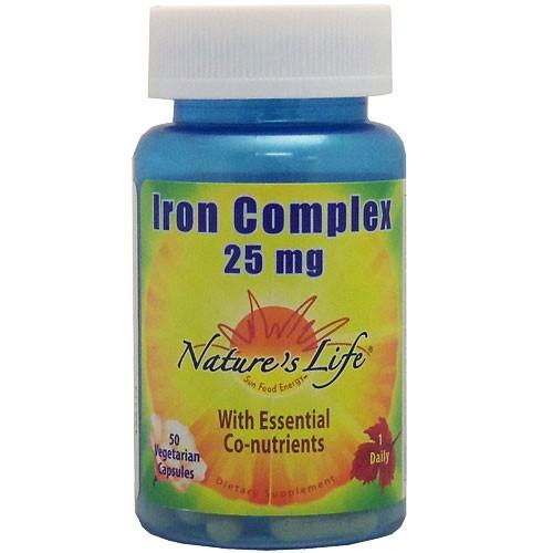 NL 鉄コンプレックス 25mg  高吸収/ビタミンC配合  50粒   Nature's Life...