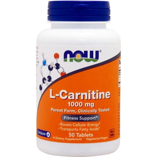 Lカルニチン 1000mg 50粒 NOW