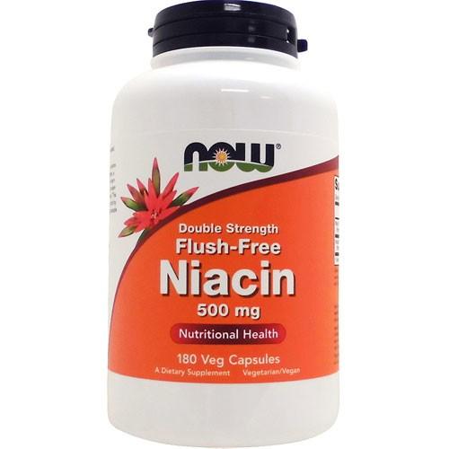 お得サイズ  ダブルストレングス フラッシュフリー ナイアシン ビタミンB3 500mg 180粒