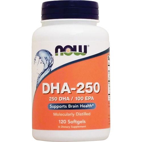 DHA　250mg 120粒 NOW