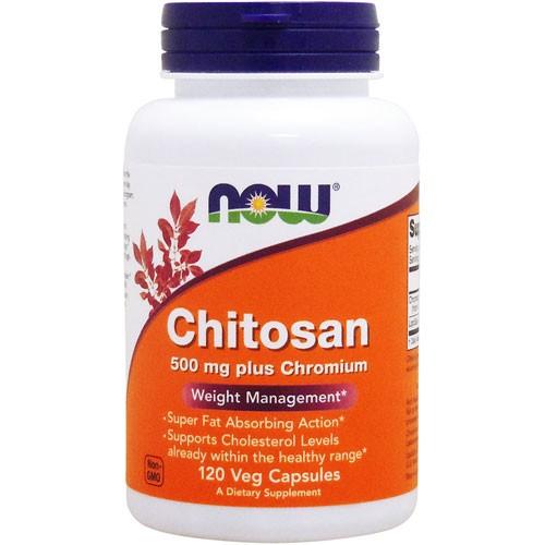 キトサン 500mg＋クロミウム リポサンウルトラ配合  120粒 NOW