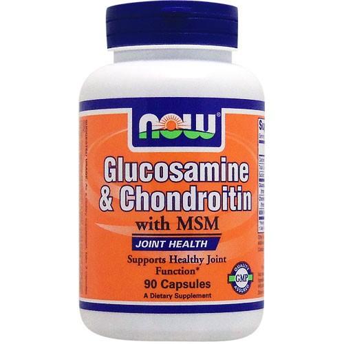 グルコサミン コンドロイチン MSM 90粒 NOW 約1か月分