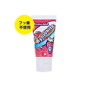 キシリホワイト キッズ トゥースペーストジェル お子様用  ストロベリースプラッシュ 85g NOW｜suplinx