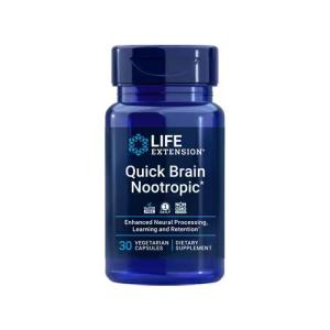 クイックブレイン ヌートロピック 30粒 Quick Brain Nootropic Life Extension（ライフエクステンション）｜suplinx