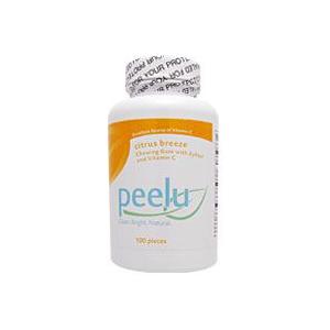 PEELU ピール シトラスブリーズ キシリトール、ビタミンＣ配合チューイングガム 　100粒