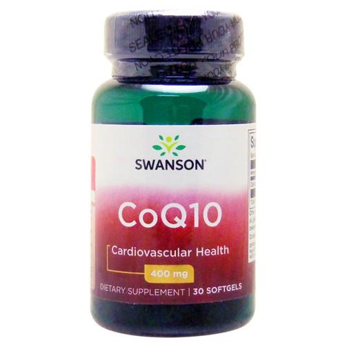 コエンザイムQ10  CoQ10 400mg 30粒 Swanson スワンソン