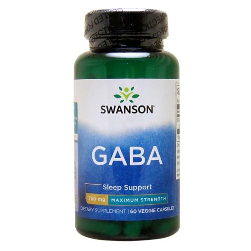 マキシマム ストレングス ギャバ GABA 750mg 60粒