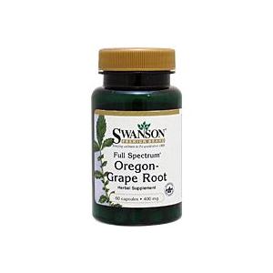 フルスペクトラム オレゴングレープ ルート 400mg 60粒   Swanson スワンソン