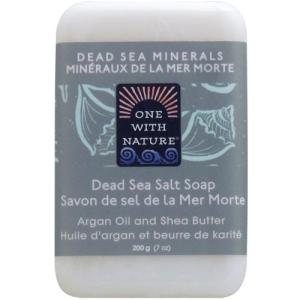 デッドシー ソルトソープ 塩石けん（ オールスキン / 洗顔 ）200g (7 oz) One with Nature ワンウィズネイチャー