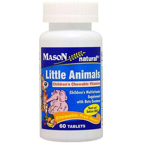お子様用 リトルアニマルズ マルチビタミンチュワブル 60粒