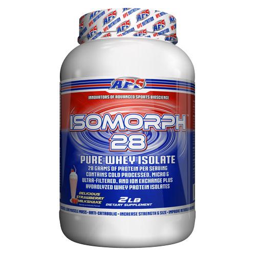 アイソモルフ28（ピュアホエイアイソレート） ※ストロベリーミルクシェーク　907g