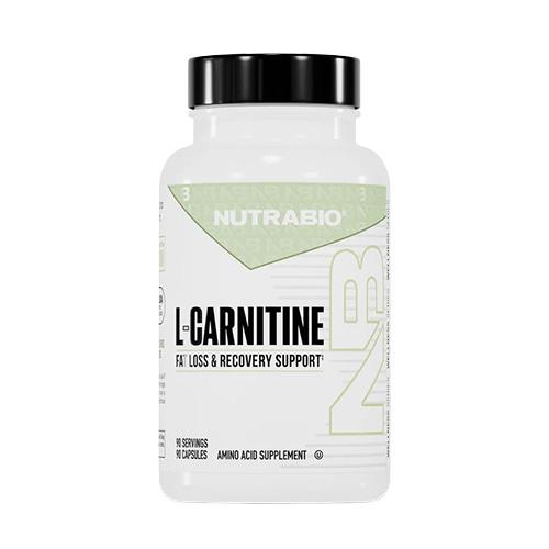 Lカルニチン 90粒 L-Carnitine 90 Veggie Caps  Nutrabio ニュ...