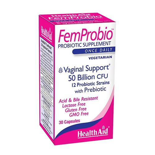 フェムプロバイオ（12株500億個プロバイオティクス/プレバイオティクス） 30粒 FemProbi...