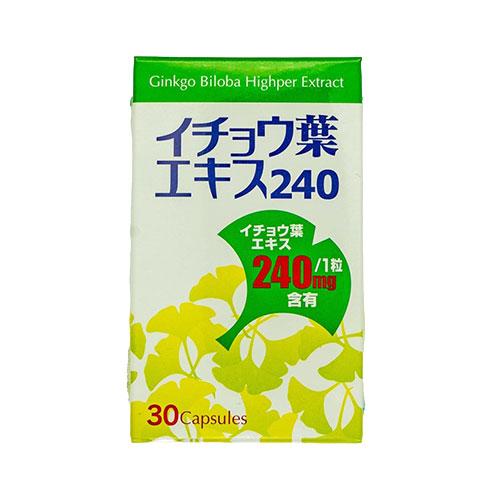 【送料無料】イチョウ葉エキス240 30粒 ※代引き不可