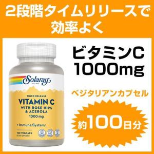 送料込みのポッキリ価格 ビタミンC サプリメント 1000mg 2段階タイムリリース型  Solaray社 ¬