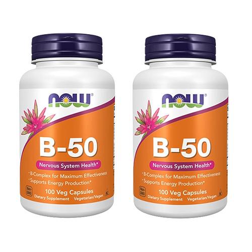 【2個セット】ビタミンB50 コンプレックス 100粒    Now Foods ナウフーズ  ビタ...