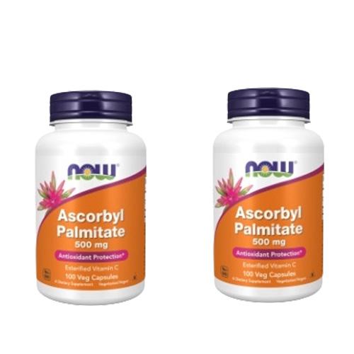 【2個セット】脂溶性ビタミンC 500mg 100粒 Now Foods ナウフーズ ビタミンCサプ...
