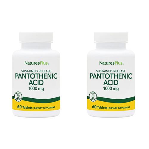 2個セット パントテン酸 ビタミンB5  1000mg  タイムリリース型