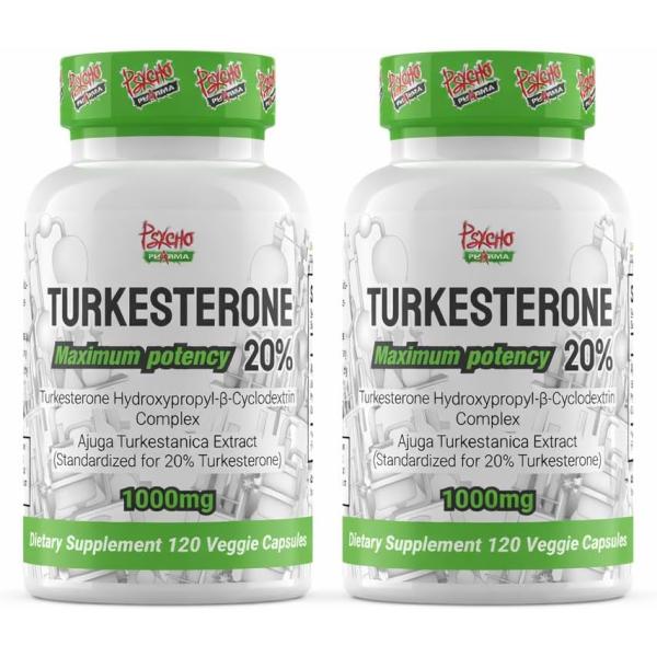 【2個セット】ツルケステロン （ターケステロン / トルケステロン）20％ 1000mg 120粒 ...