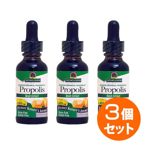 【3個セット】プロポリスエキス エタノール（アルコール) フリー 30ml　Nature's Ans...