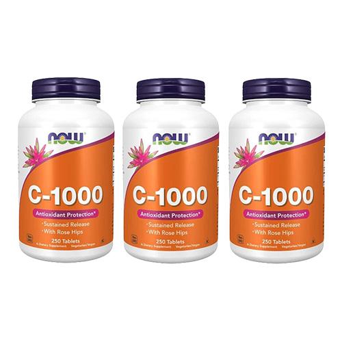 【3個セット】お得サイズ   ビタミンC 1000mg ＋ ローズヒップ（タイムリリース型） 250...