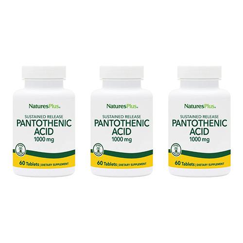 3個セット パントテン酸 ビタミンB5  1000mg  タイムリリース型