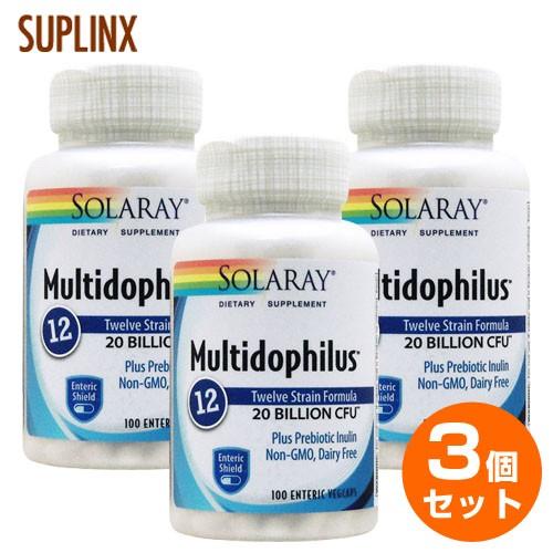 【3個セット】［ お得サイズ ］ マルチドフィルス プラス12（プロバイオティクス12株200億配合...
