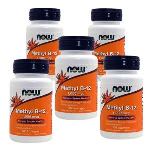 【5個セット】メチルB12（ビタミンB12） 1000mcg Methyl B-12 1000mcg 100粒 NOW ナウ｜サプリンクス Yahoo!店