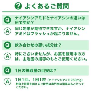 ナイアシンアミド (ビタミンB3) 250mg...の詳細画像4