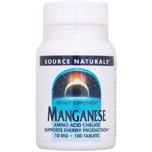 Source Naturals（ソースナチュラルズ）マンガン 10mg 100粒  | 健康を多方面...