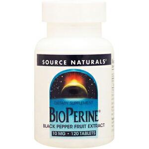 Source Naturals（ソースナチュラルズ）バイオペリン(ブラックペッパーエキス) 10mg...