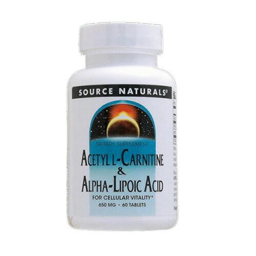 【お得サイズ】 Source Naturals（ソースナチュラルズ）アセチル Lカルニチン＆アルファ...