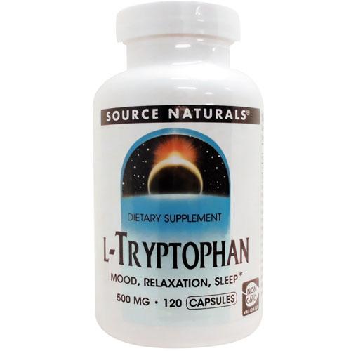 【お得サイズ】 Source Naturals（ソースナチュラルズ） Lトリプトファン 500mg ...