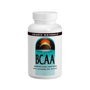 Source Naturals（ソースナチュラルズ）BCAA L-グルタミン アミノ酸 亜鉛, ビタ...