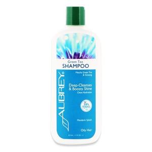 AUBREY ORGANICS 緑茶シャンプー ディープクレンジング＆ブーストシャイン 325ml（11floz） オーブリーオーガニクス