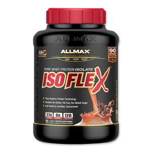 オールマックス アイソフレックス アイソレートプロテイン チョコレート 75回分 2.27kg (5lb) ALLMAX ISOFLEX ISOLATE Chocolate｜supplefactory