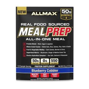 ミールプレップ ブルーベリーコブラー味 32gサンプル用1/4サイズ Allmax
